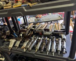 So many tools :
Snap on tools
matco Tools
Matco tool chests & others
matco and snap on wrenches and socket sets
dewalt power tools
hitachi tools
air tools