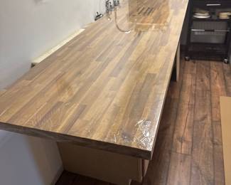 Brand new 10 foot butchers block Counter top still in plastic. Just removed from box