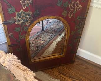 Gorgeous painted wall hanging mirror 
