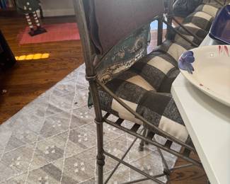 2 natal var stools with cushions 