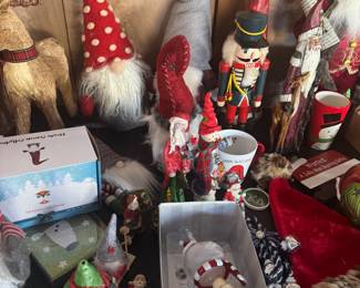 Lots of Christmas decor 