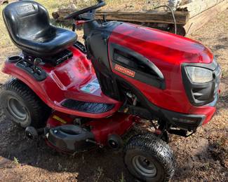 Riding lawn mower
New battery, two new tires
Works great