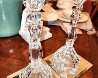Tiffany Crystal candle holders