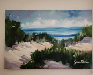 Jane Slivika Seaside Canvas