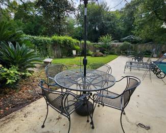 Several Iron Table and Chair set