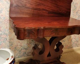Large Drop Leaf Scroll Base Table 