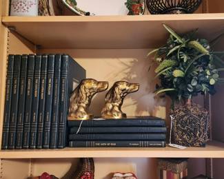 TimeLife Seafarers  13 Volume Book Set, Vintage Brass Setter Bookends 