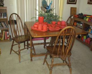 dinnette / PINK  fiesta dinnerware= and MORE