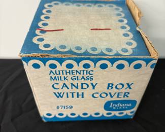 Milk Glass Candy Dish