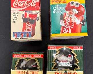 Many Coca Cola Collectibles