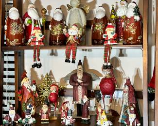 Santas... tall, thin, short, fat, odd and nice...