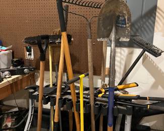 Gardening implements of destruction! 