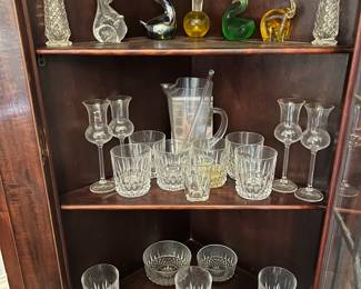 Vintage mid-century glassware. 