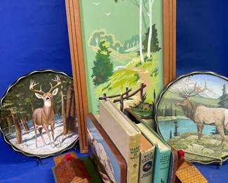 Vintage Cabin Vibes Decor And Books