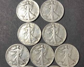 USA Walking Liberty Half Dollars