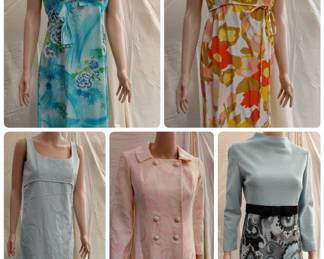Vintage clothing Mod 60s Womens Fashion Lot