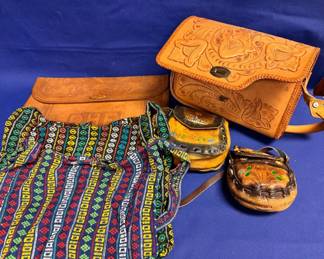 Collection Of Made In Mexico Leather Bags