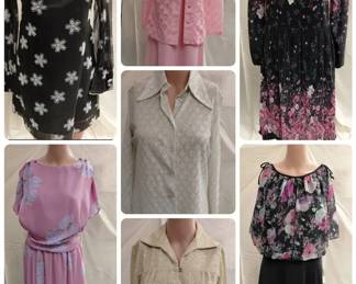 Retro Floral And Metallic Fashion Lot