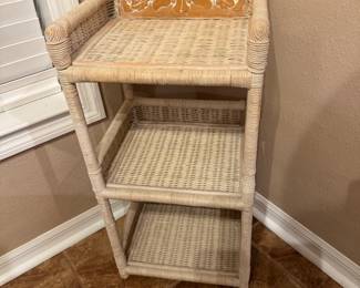 3 Tier Wicker Shelving 