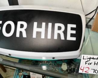 For Hire Light 