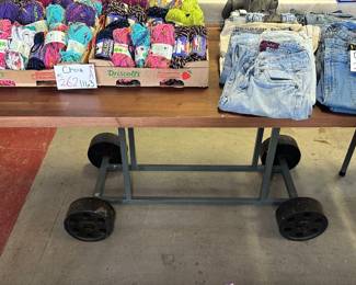 Iron Wheel Table