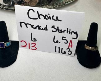 Sterling Rings 