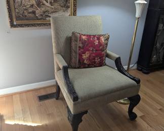 Beautiful chairs and Lennox lamp
