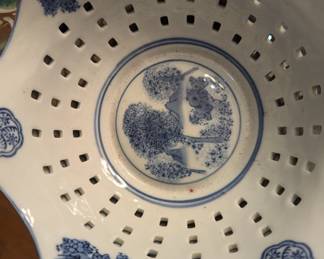 Asian inspired piece decorate this home 