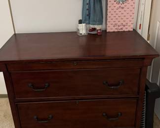 Deep dresser / file cabinet solid wood collector doll 