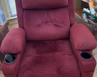 Auto lift power  chair - large size / some wear but functional . Nearly new smaller model also available! 