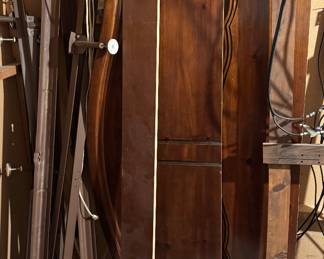 Kind size soldi wood bed frame / headboard / footboard 