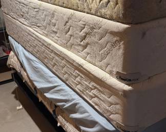 Mattress with lots of life left ( twin ) and box springs 