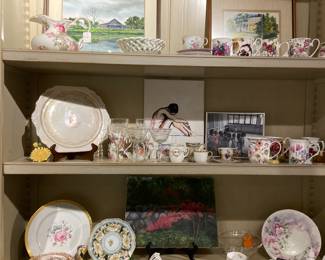 collectibles, serving dishes, mugs, 