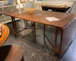 Mid Century folding table, Murano 