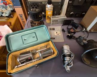 Old microphones.