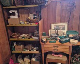 Singer sewing machines and sewing notions.
