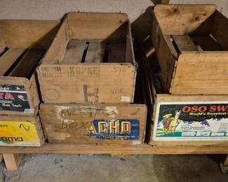 Vintage crates.