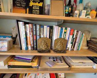 Two sets of amazing bookends.