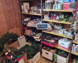 Vintage Christmas decor.