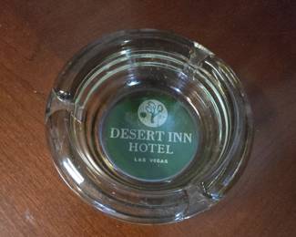 Vintage souvenir ashtray from the Desert Inn Hotel, Las Vegas