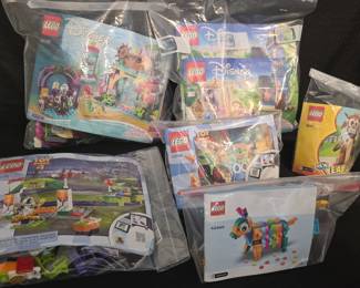 Lego sets - lots of Lego sets! 
