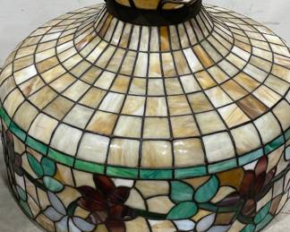 Tiffany Style Art Glass Hanging Lamp