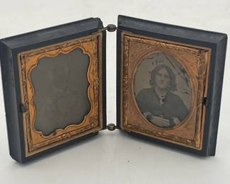 Gutta Percha Framed Daguerreotype