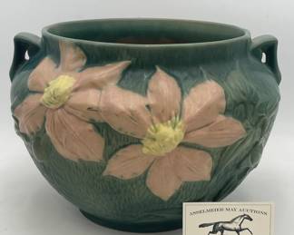 Large Roseville Pottery Clematis Jardiniere