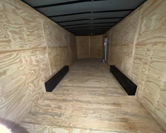 Brand new 2025. 24  foot cargo hauler.  Never been titled. MSO in hand 5200 pound dual axles . 7 foot interior height. Trailer is not on site, but can be shown to serious buyers. $8800 cash. Ask to see. 