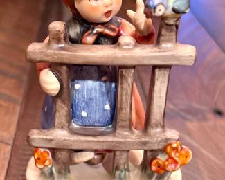 Hummel “Girl with Bird at Fence”