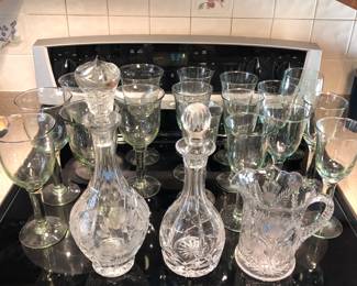 Blown Glass, Pitcher, Decanter