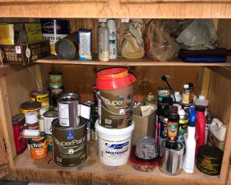 Open Containers, Glue, Solvents, Varnish, Paint