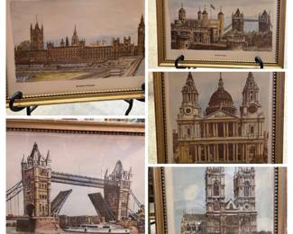 32 5IconicLondonLocationWatercolorPrintsbyBernardSmith