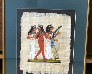138 UniqueEgyptianPaintingonPapyrus